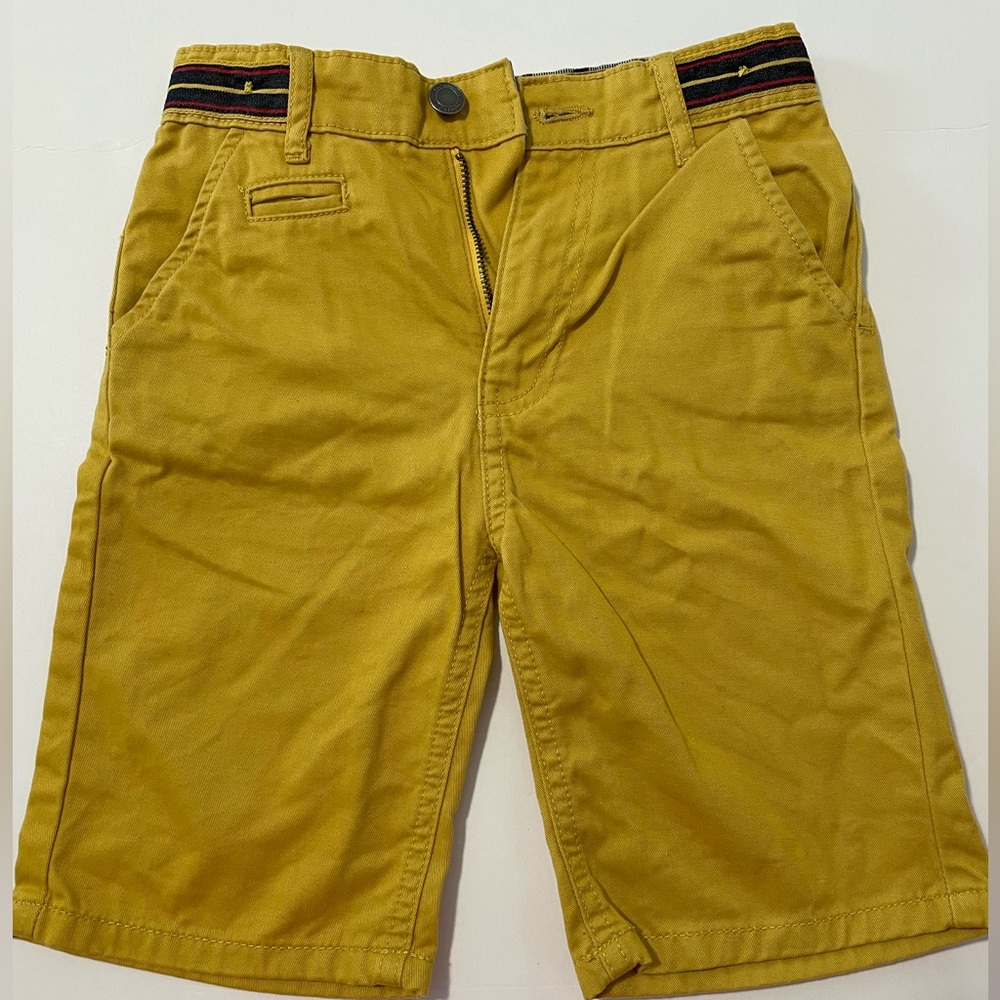 Monsoon Mustard Casual Shorts